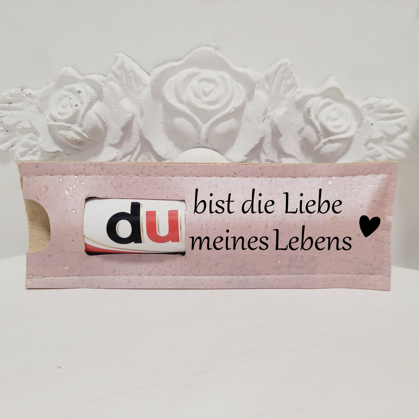 Schokoriegel Verpackung -bist die Liebe meines Lebens