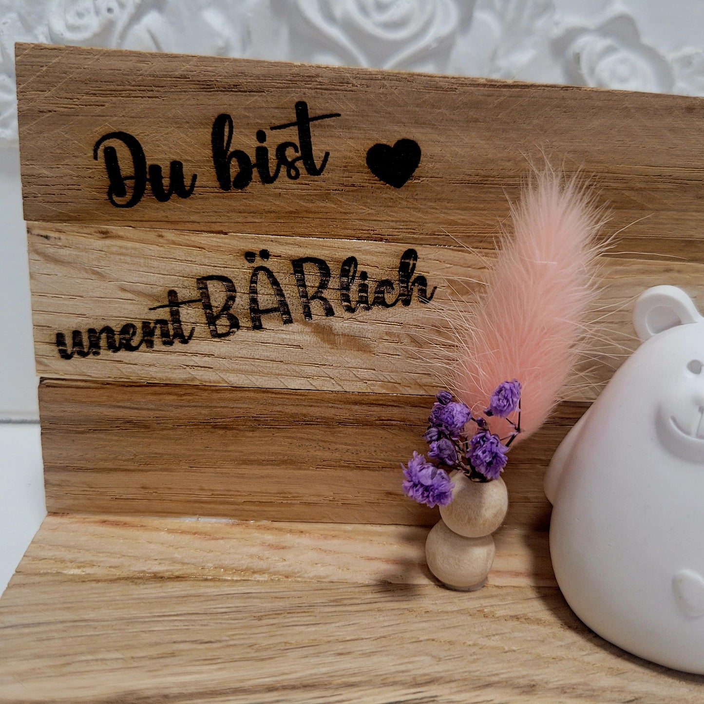 Kleiner Bär mit Aufsteller "Du bist unentBÄRlich" 🐻