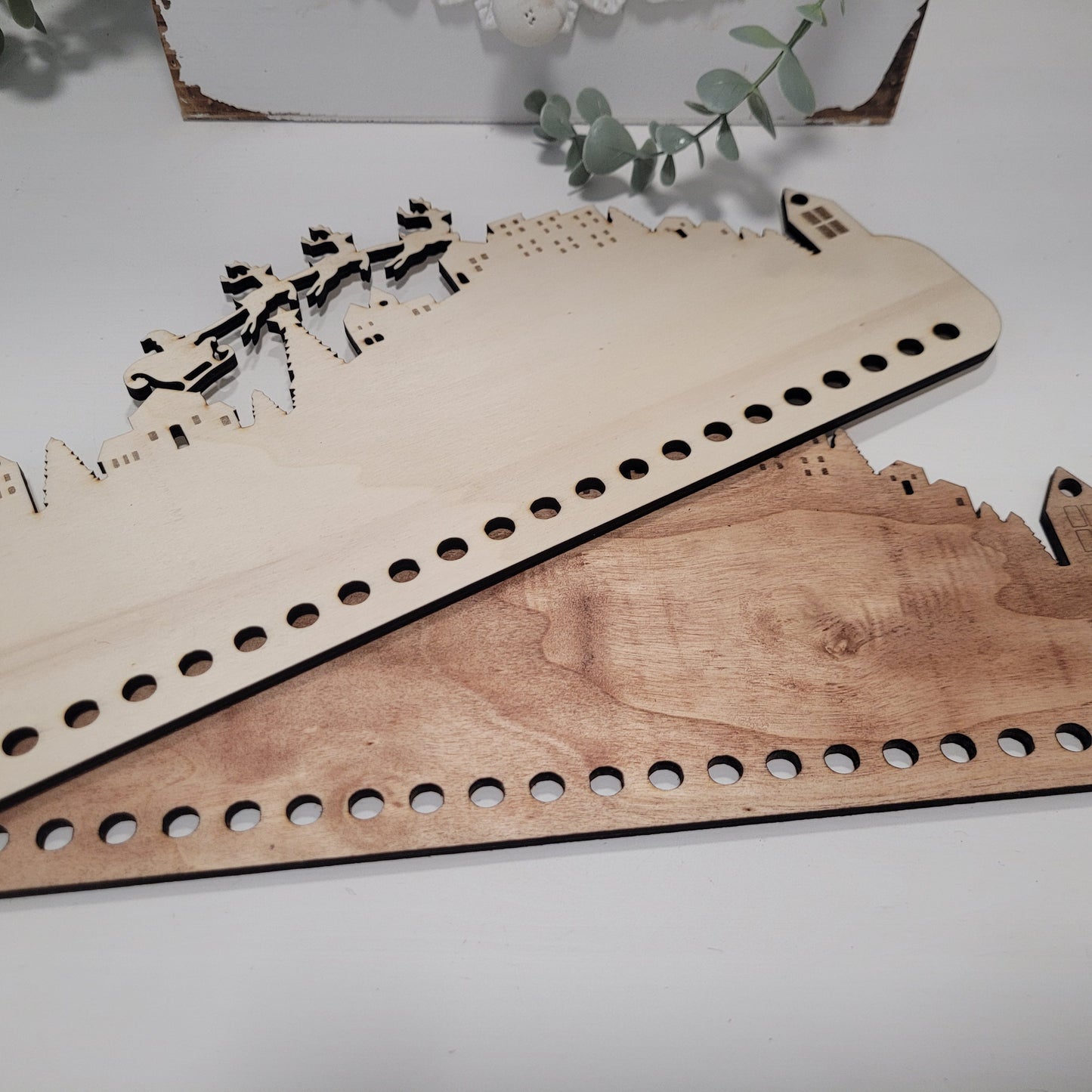 Adventskalender mit Schlitten personailsiert mit Namen
