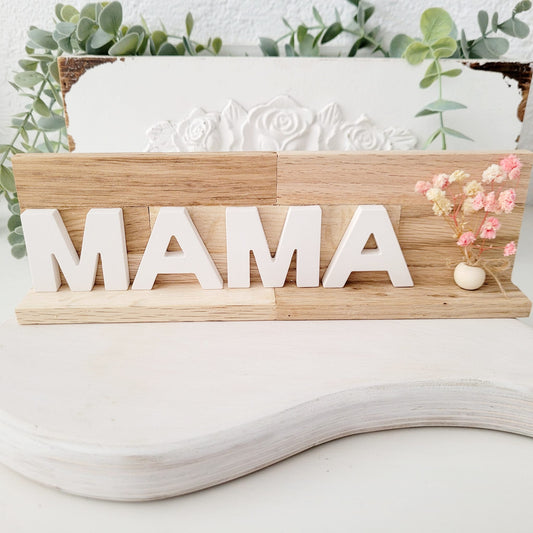 Holzaufsteller Mama