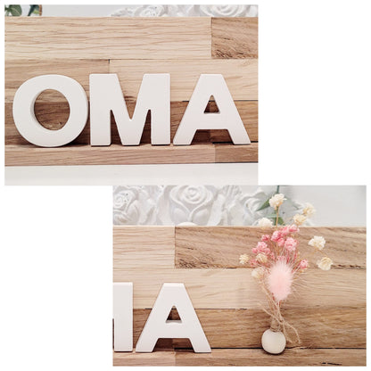 Holzaufsteller Oma