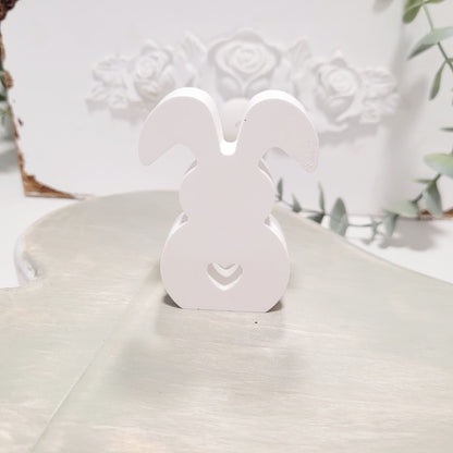 Kleiner Hase aus Gießkeramik im Becher " Frohe Ostern" 🐇🥚