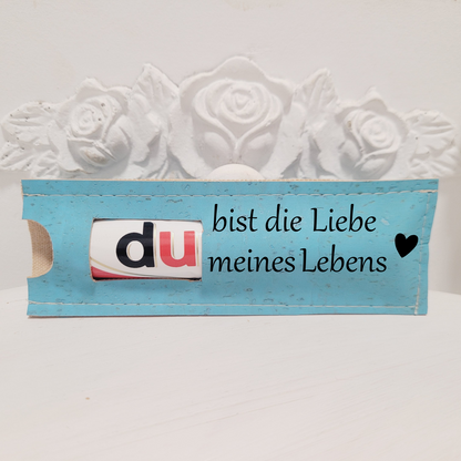 Schokoriegel Verpackung -bist die Liebe meines Lebens