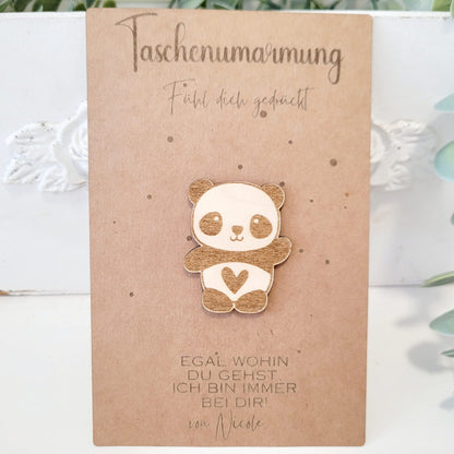 Taschenumarmung mit Karte, personalsiert