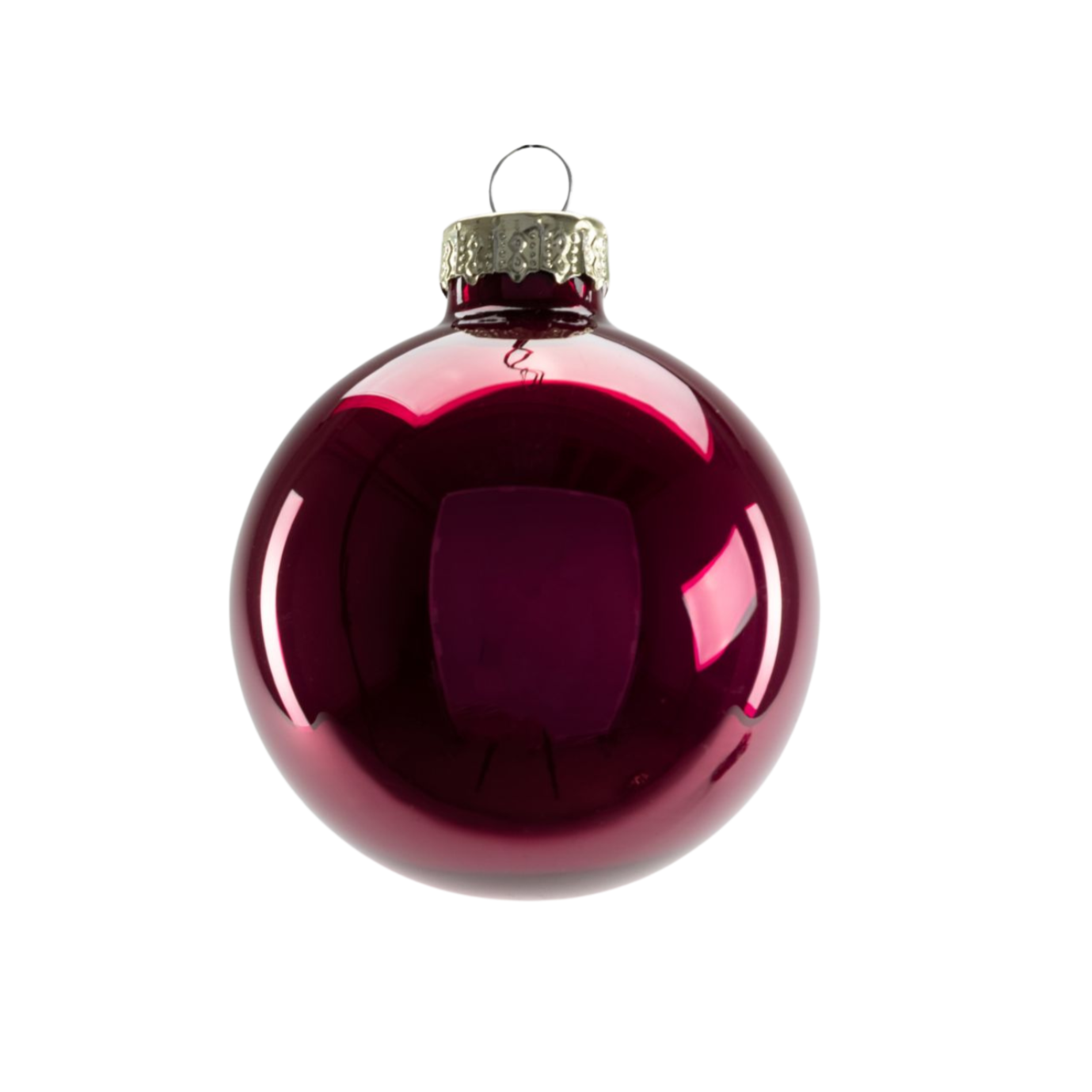 Weihnachtskugel 🌲 ∅ 6 cm  aus Glas mit Namen personalisiert