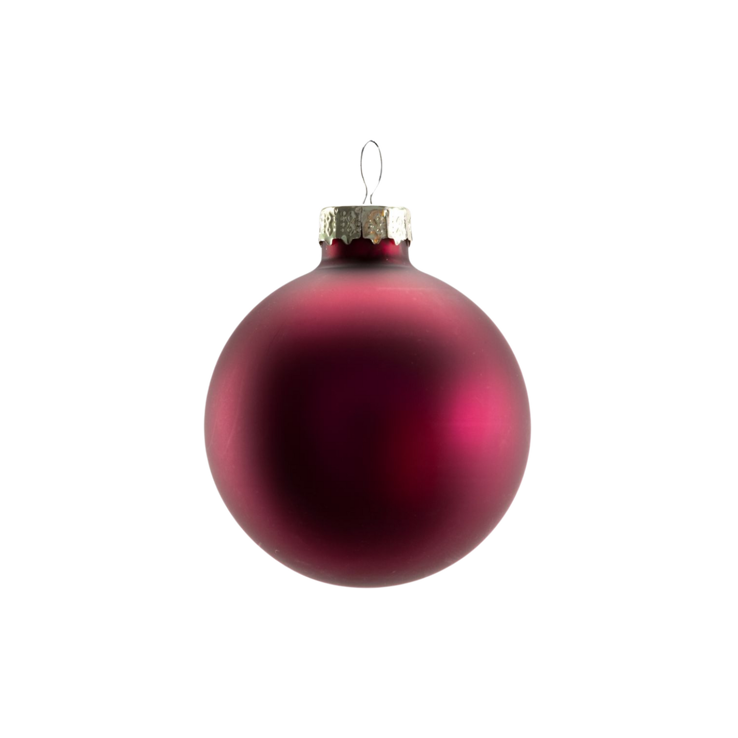 Weihnachtskugel 🌲 ∅ 6 cm  aus Glas mit Namen personalisiert