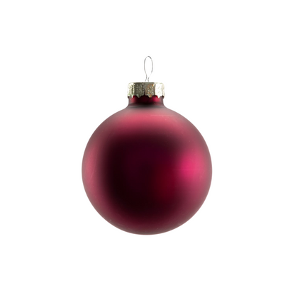 Weihnachtskugel 🌲 ∅ 6 cm  aus Glas mit Namen personalisiert