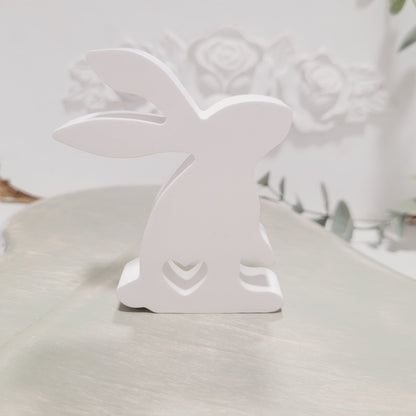 Kleiner Hase aus Gießkeramik im Becher " Frohe Ostern" 🐇🥚