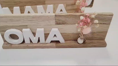 Holzaufsteller Mama